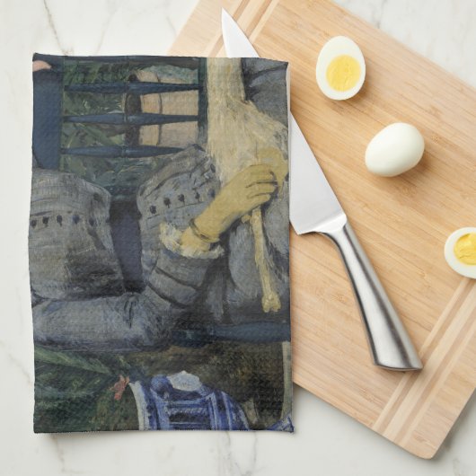 In het conservatorium van Edouard Manet Theedoek (Quarter Fold)