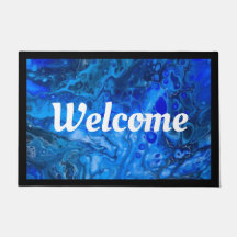 "In het diepe blauw"