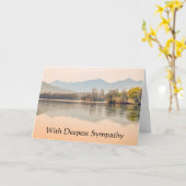 In het diepste sympathie: het mooie bergmeer kaart (Gele Bloem)