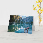 In het diepste sympathie in het landschapsgebergte kaart (Gele Bloem)