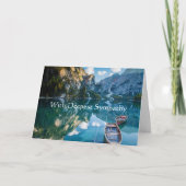 In het diepste sympathie in het landschapsgebergte kaart (Voorkant)