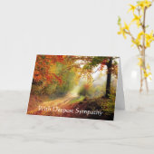 In het diepste Sympathie najaar Herfst Road of Pat Kaart (Gele Bloem)