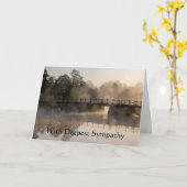 In het diepste sympathie: schoonheidsrivierlandsch kaart (Gele Bloem)