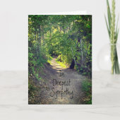 In het diepste sympathiepad van het leven kaart (Voorkant)