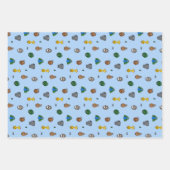 In het dierentuin inpakpapier vel (Voorkant)