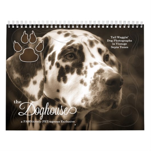 In het Dog House Fun Hondenliefhebber Date Kalender (Hoes)