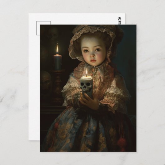 In het donker briefkaart (Voorkant / Achterkant)