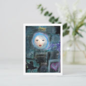 In het donker briefkaart (Staand voorkant)