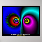 In het donker, de ogen van het gememmerde poster (Voorkant)