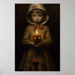 In het donker staan poster