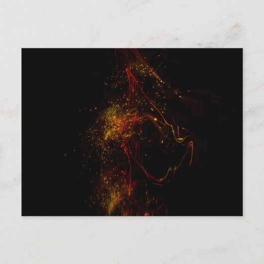 In het donkere Briefkaart (Voorkant)