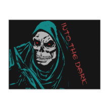 In het donkere skelet