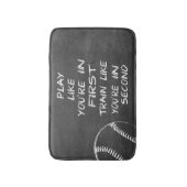 In het eerste motivatie honkbal badmat (Voorkant Verticaal)