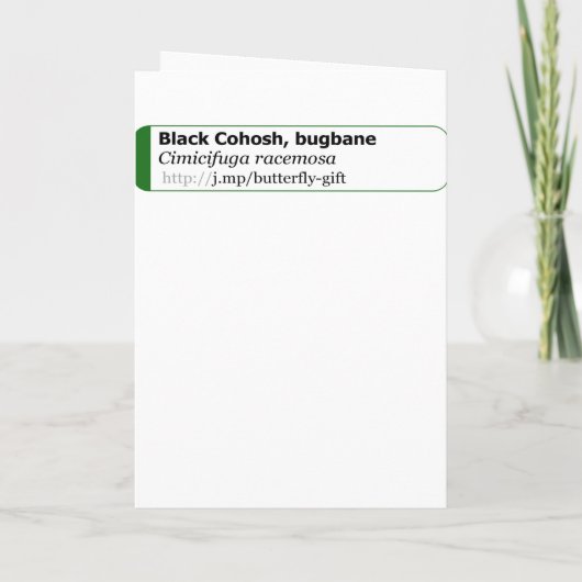 In het fraaie tuinprijscitaat van Friendship Kaart (Achterkant)