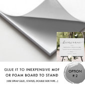 In het Frans, Welkom bij Unplugged Ceremony Sign Poster