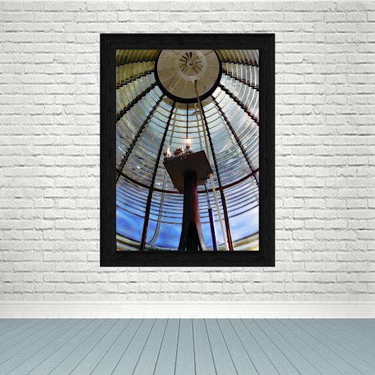 In het Fresnel-objectief Poster