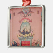 In het gebed van George Washington Metalen Ornament (Links)