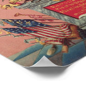 In het gebed van George Washington Poster (Hoek)