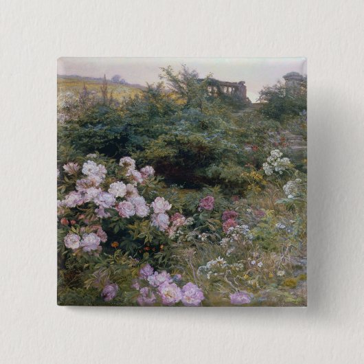 In het geheel vierkante button 5,1 cm (Voorkant)