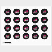 In Het Geheime Ingrediënt - Fun Baker Vrouwen Mann Ronde Sticker (Vel)