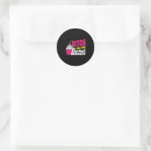 In Het Geheime Ingrediënt - Fun Baker Vrouwen Mann Ronde Sticker (Tas)