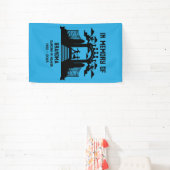 In het geheugen dansers begrafenis spandoek (Insitu)