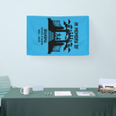 In het geheugen dansers begrafenis spandoek (Beurs)