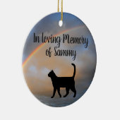 In het Geheugen Gepersonaliseerde Naam Memorial Ca Keramisch Ornament (Rechts)