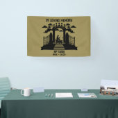 In het geheugen Gevist begrafenis Spandoek (Beurs)