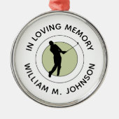 In het geheugen-herdenkingsherdenkingsherdenking v metalen ornament (Voorkant)