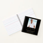 In het geheugen Memorial Funeral Photo Guest Book Notitieboek (Binnen)