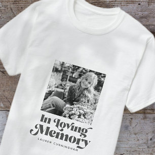 In het Geheugen  Retro Foto Memorial T-shirt
