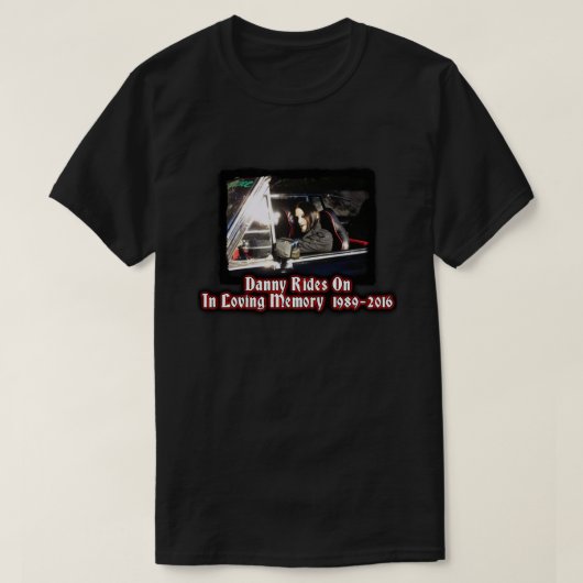 In het geheugen van Danny Cutia T-shirt (Design voorkant)