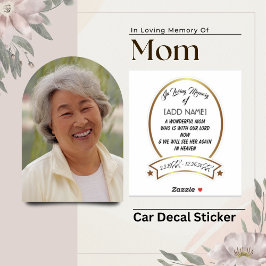 In het Geheugen van de Sticker van de Auto van de 