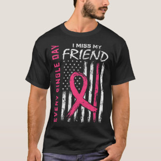 In het geheugen van Friend Breast Cancer Awareness T-shirt