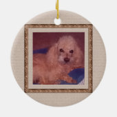 In het geheugen van uw hond keramisch ornament (Achterkant)