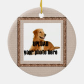 In het geheugen van uw hond keramisch ornament (Achterkant)