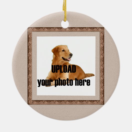 In het geheugen van uw hond keramisch ornament (Achterkant)