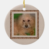 In het geheugen van uw hond keramisch ornament (Achterkant)
