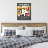 In het Geheugenherdenking Gray Foto Collage van Qu Canvas Afdruk (Insitu (Slaapkamer))
