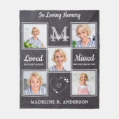 In het Geheugenherdenkingsbelang Fotocollage Fleece Deken (Voorkant)