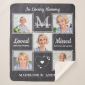 In het Geheugenherdenkingsbelang Fotocollage Sherpa Deken (Voorkant)