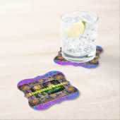 In het gekantelde Bossen Kartonnen Onderzetters (Insitu)