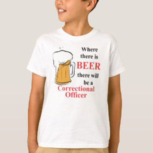 In het geval van bier - Correctionaris T-shirt