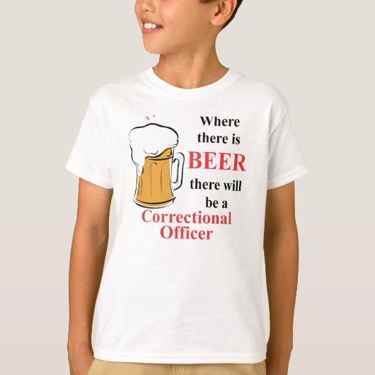 In het geval van bier - Correctionaris T-shirt (Voorkant)