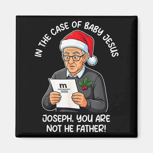 In Het Geval Van Jezus Kind Jozef Bent U Niet De V Magneet (Voorkant)