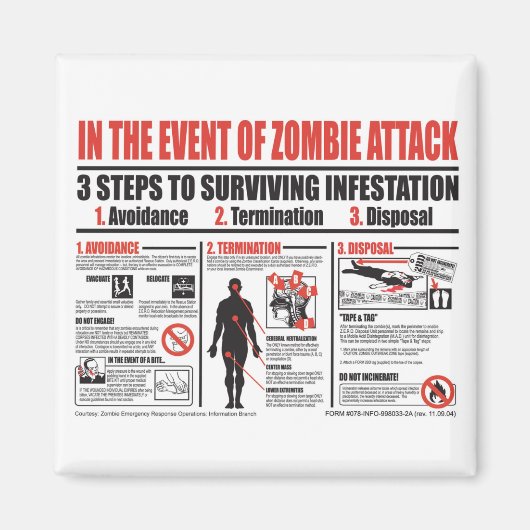 In het geval van Zombie Aanval: MAGNET (Voorkant)