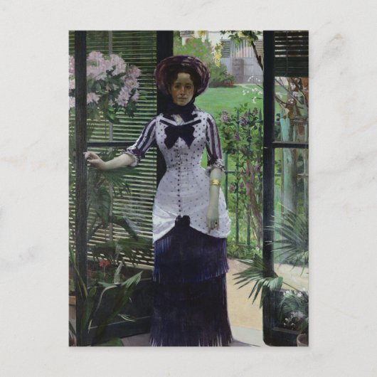 In het Greenhouse, 1881 Briefkaart (Voorkant)