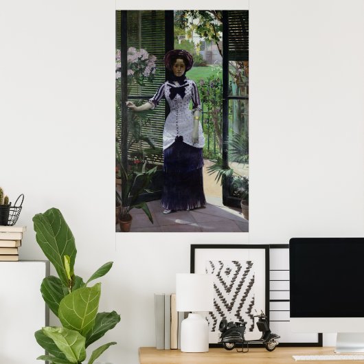 In het Greenhouse, 1881 Poster (Thuiskantoor)