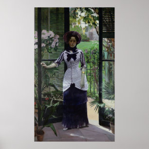 In het Greenhouse, 1881 Poster